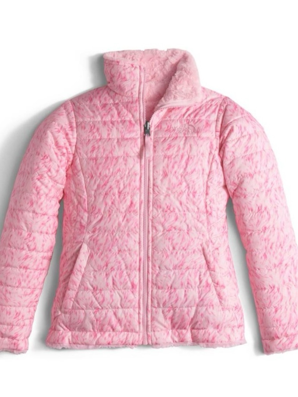 THE NORTH FACE REVERSIBLE MOSSBUD SWIRL JACKET GIRLS